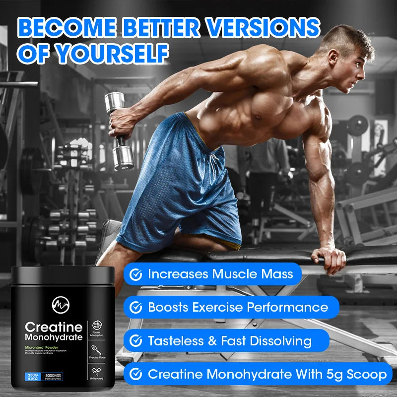 Monohidrato de Creatina – Potencia, Energía y Masa Muscular