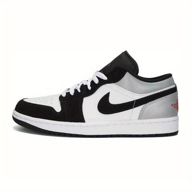 Air Jordan 1 Low SE blanco/negro/plateado mate/rojo fuego