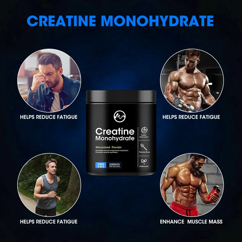 Monohidrato de Creatina – Potencia, Energía y Masa Muscular