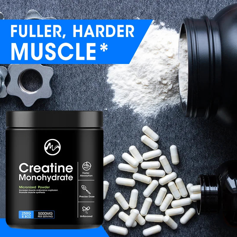 Monohidrato de Creatina – Potencia, Energía y Masa Muscular